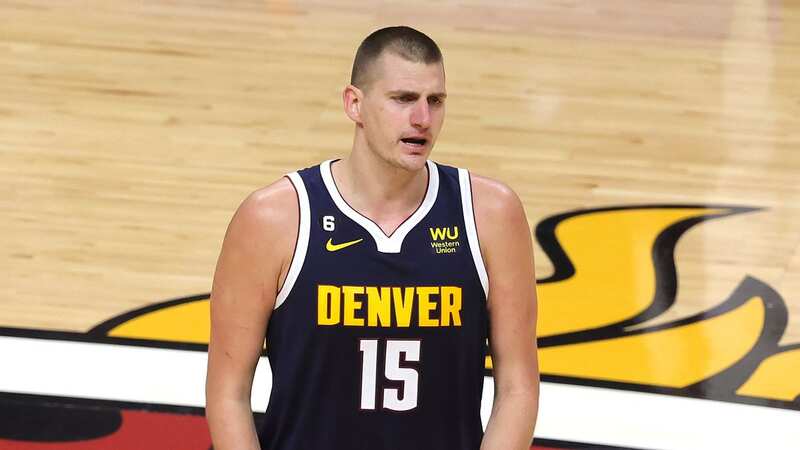 Nikola Jokic has jokingly said that he wanted to punch teammate Bruce Brown for attempting a three-point shot (Image: Getty)