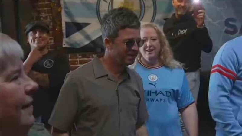 Noel Gallagher watched Man City win the Champions League at a bar in the USA