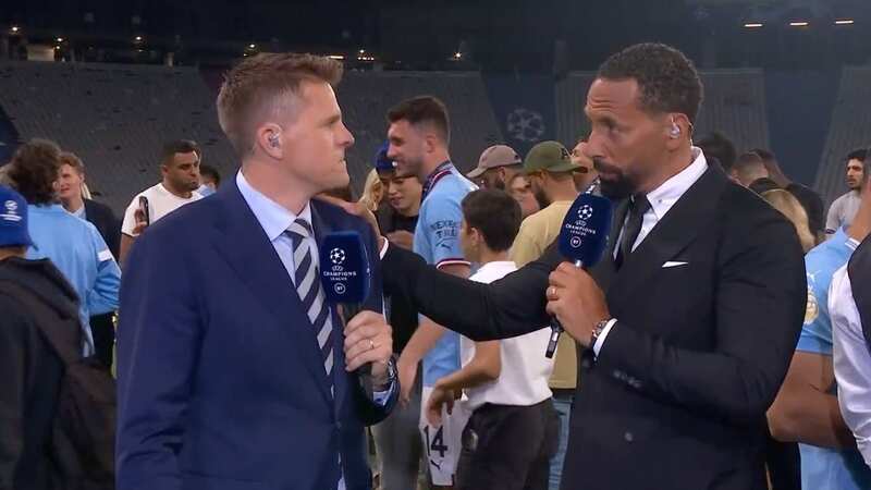 Jake Humphrey and Rio Ferdinand (Image: Twitter/@btsport)