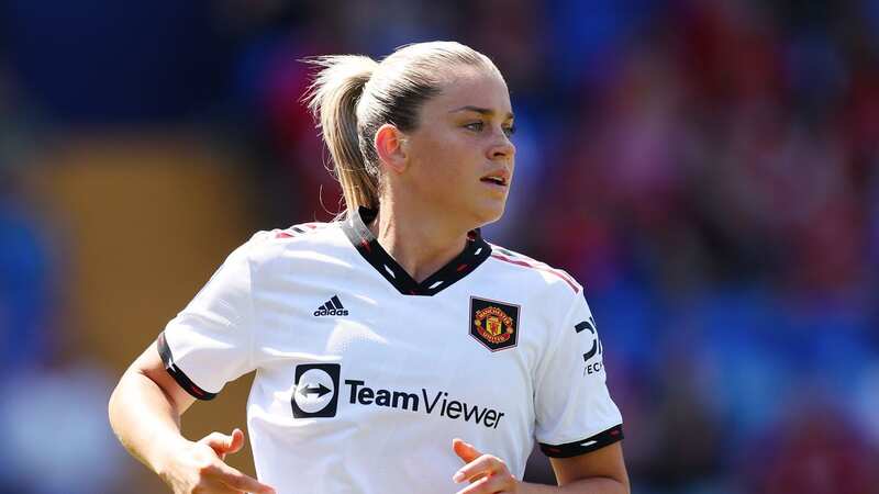Alessia Russo of Manchester United during the FA Women