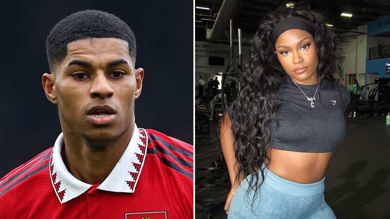 Marcus Rashford was spotted looking cosy with female personal trainer (Image: Getty, Instagram)