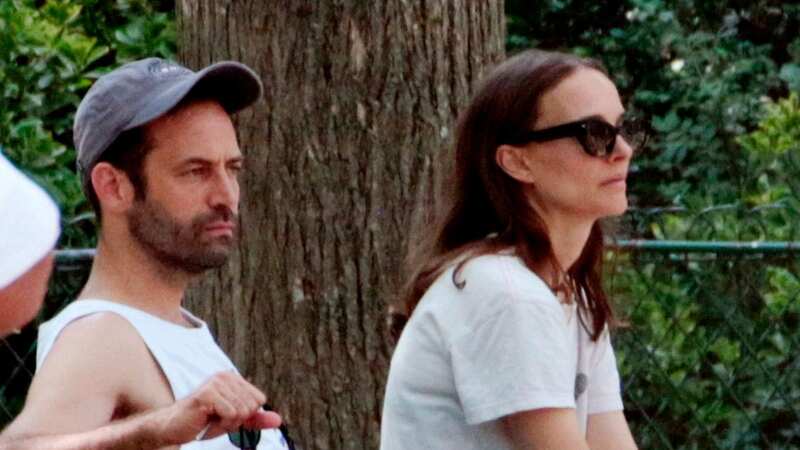 Natalie Portman was seen out and about with her husband (Image: MEGA)