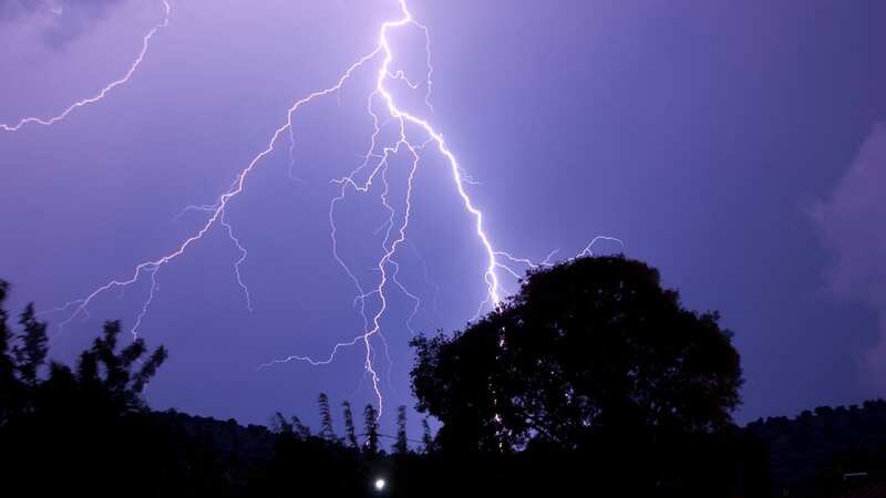 Thunder and lightning are expected this afternoon across parts of England (Image: Getty Images/iStockphoto)