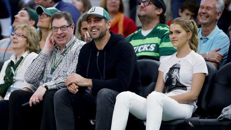 Aaron Rodgers has been enjoying his off-season after being traded to the New York Jets (Image: Getty Images)