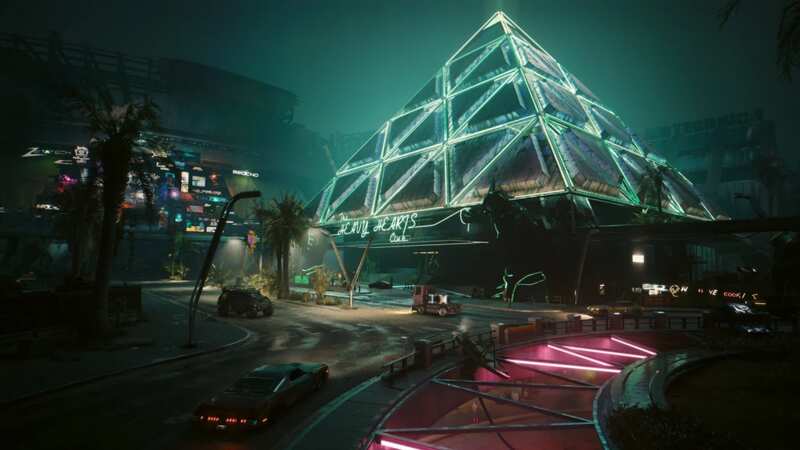 New areas of Night City are made available in the Cyberpunk 2077: Phantom Liberty expansion (Image: CD Projekt Red)