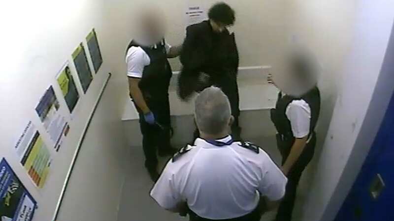 This is an image from the CCTV moments before Sergeant Matt Ratana was shot (Image: PA)