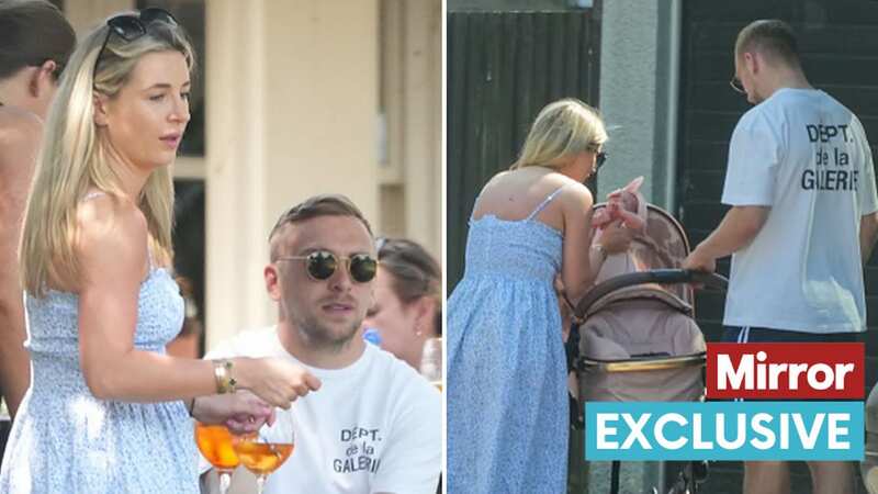 Dani Dyer and Jarrod Bowen have been spotted enjoying the sunshine with their twin girls, Summer and Star
