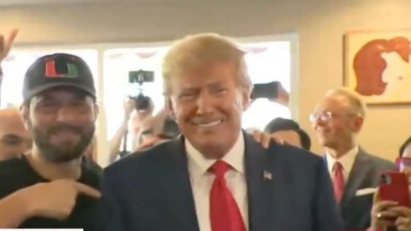 Trump makes surprise stop at restaurant after pleading not guilty - recap