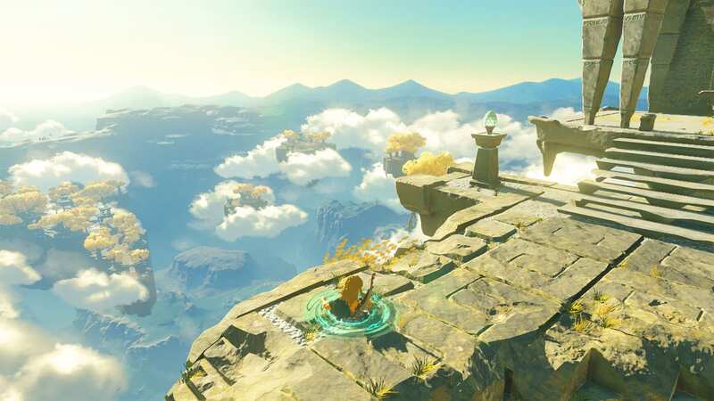 Smart use of the Ascend ability is required to complete the Orochium Shrine in Zelda: Tears of the Kingdom (Image: Nintendo)