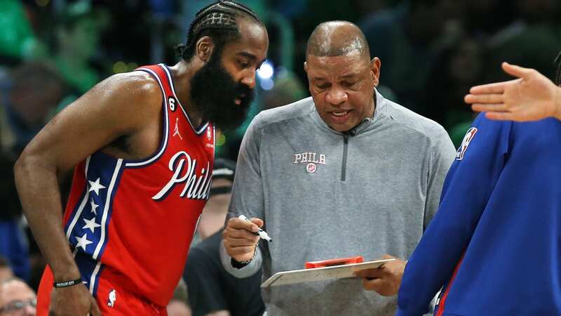Doc Rivers brought James Harden to the Philadelphia 76ers via trade in February 2022 (Image: Getty Images)