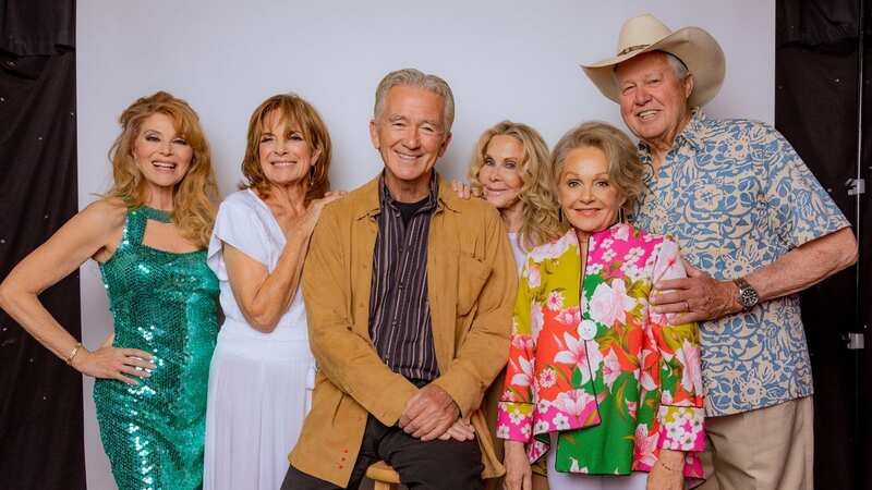 Patrick Duffy and Linda Gray reunite with Dallas co-stars for 45th anniversary
