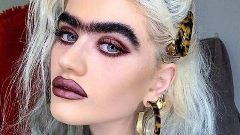 Sophia Hadjipanteli has started a successful movement for unibrows (Image: Instagram)