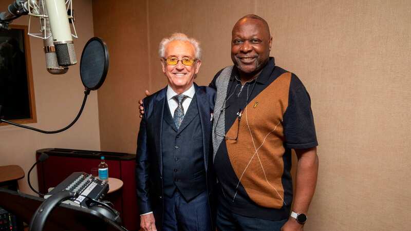 Tony Christie with Gez Ossai (Image: TIM ANDERSON)