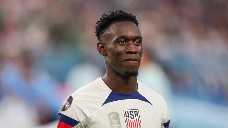 Folarin Balogun made his USMNT debut against Mexico in the CONCACAF Nations League semi final at Allegiant Stadium. (Image: John Todd/USSF/Getty Images for USSF)
