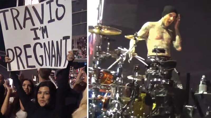 Kourtney Kardashian took inspiration from a Blink 182 music video for the iconic moment