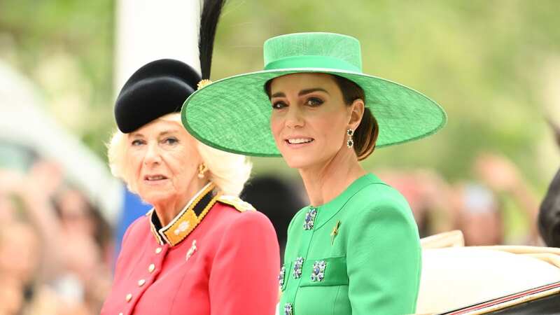 Kate wows in green after shunning military uniform at Trooping the Colour
