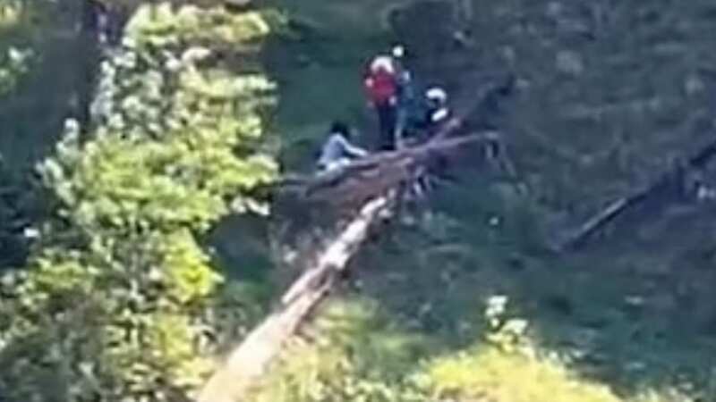 Woman thrown into 