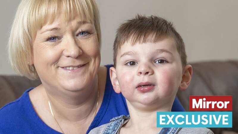 Paula Hudgell, pictured with four-year-old Tony Hudgell, has renewed her call for a child cruelty register (Image: Adam Gerrard / Daily Mirror)