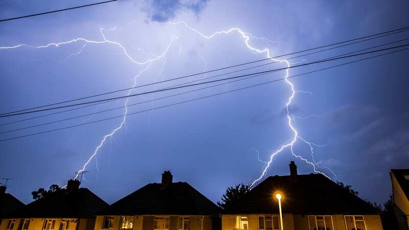 Frequent lightning, strong winds and hail are all on the cards for Sunday (Image: Getty Images/iStockphoto)