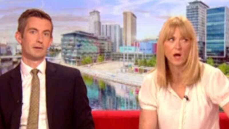 The presenter was criticised for her comment about partygate (Image: BBC)