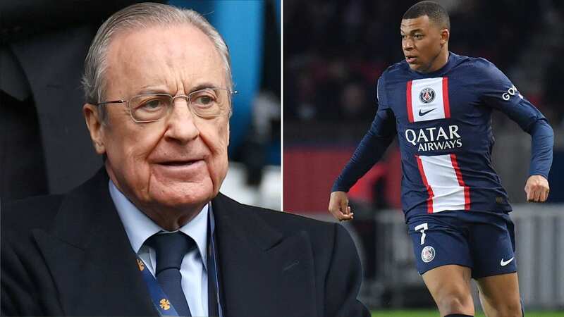 Florentino Perez has dropped a big hint over Kylian Mbappe (Image: Borja B. Hojas/Getty Images)