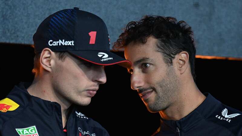 Max Verstappen and Daniel Ricciardo (Image: ED JONES/AFP via Getty Images)