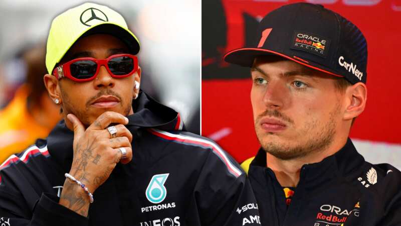 Lewis Hamilton and Max Verstappen made small talk after the Canadian Grand Prix (Image: Sky Sports)