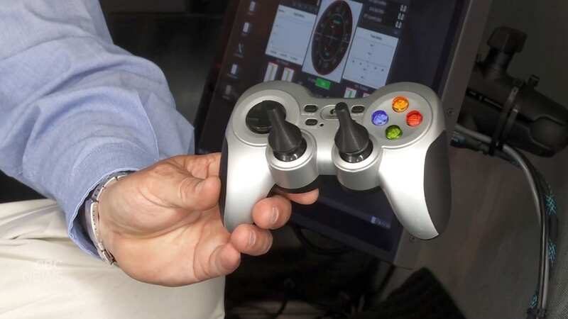 The £42 remote control that operates the submersible (Image: CBS News)