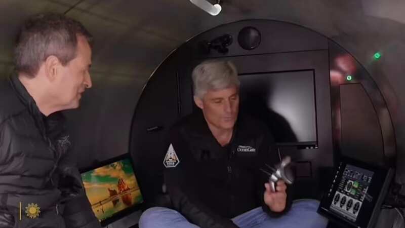 CBS journalist David Progue revealed passengers are required to sign a waiver form (Image: CBS/Youtube)