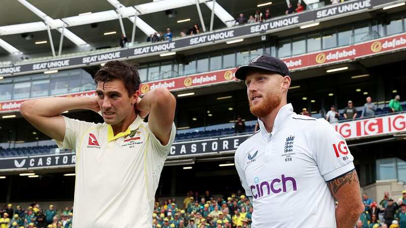 Pat Cummins and Ben Stokes look on after a thrilling first Test (Image: Getty)