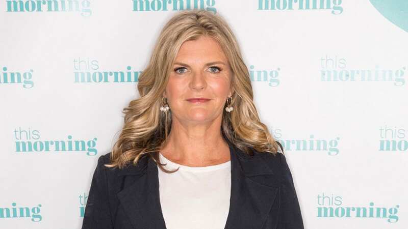 Susannah Constantine on a drip in hospital after 