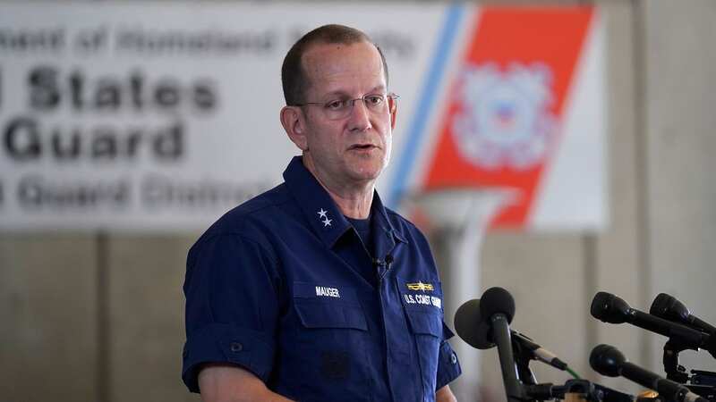 US Coast Guard Rear Adm. John Mauger, commander of the First Coast Guard District (Image: AP)