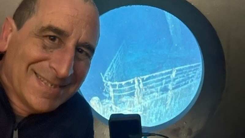 Mike Reiss and his wife went on the Titanic wreckage tour (Image: Mike Reiss/Twitter)