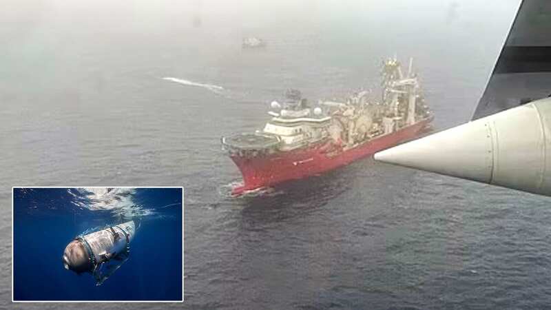 First pic from missing Titanic sub search site as rescue ship joins mission