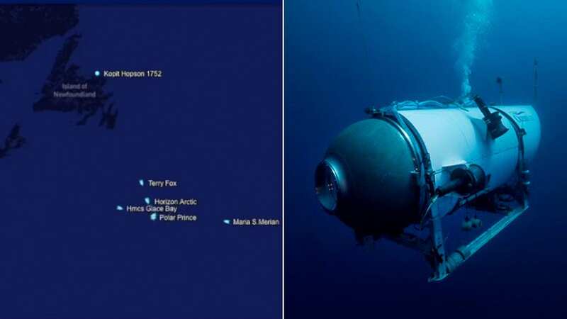 Titanic sub search scramble seen in busy graphic as fleet of ships dispatched