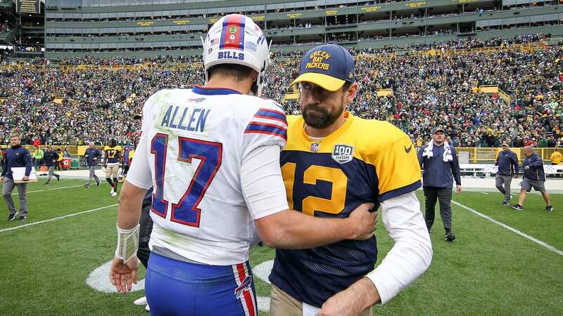 Josh Allen and Aaron Rodgers will face each other twice a year this season