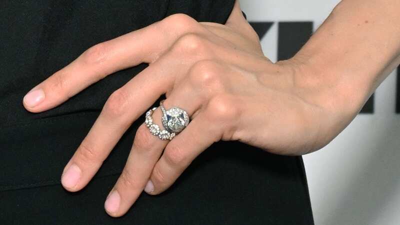 The ring Mick gave to Melanie (Image: Getty Images)