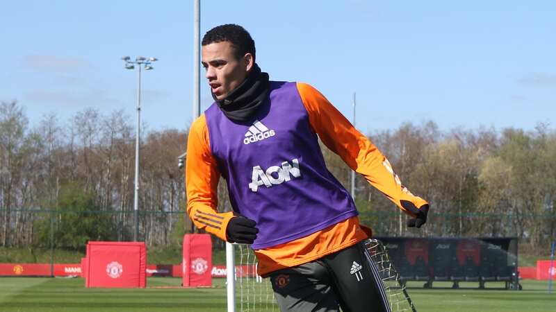 Mason Greenwood is training with a private coach (Image: Matthew Peters/Manchester United via Getty Images)