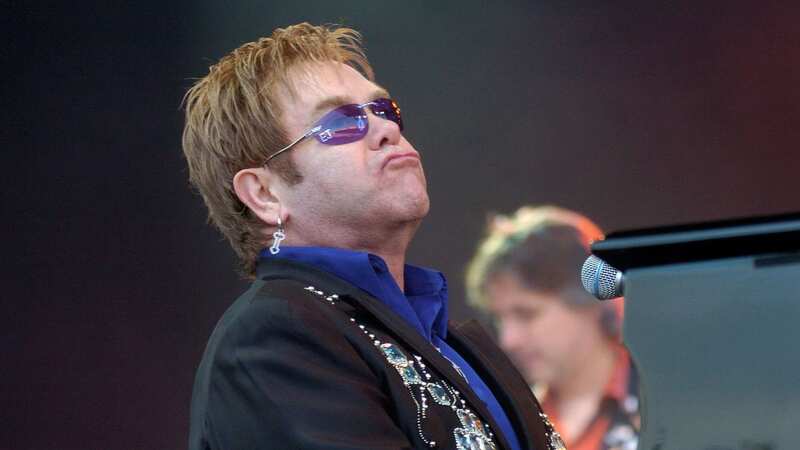 Specsavers has named Elton John the most iconic celebrity glasses wearer of all time (Image: SWNS)