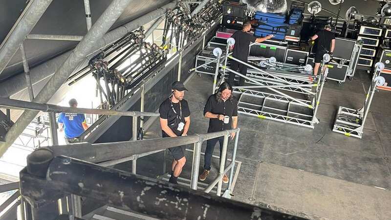 Huge US band confirmed for Glastonbury secret set as backstage pics leak