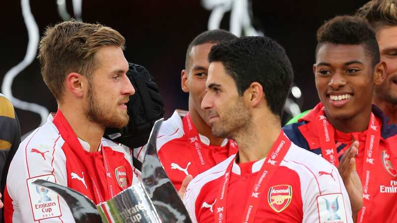 Aaron Ramsey played alongside Mikel Arteta at Arsenal (Image: Getty Images)