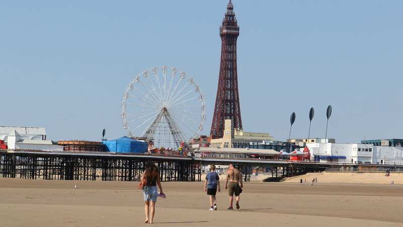 The Blackpool sea remains out of bounds this week amid a sewage leak (Image: Phil Taylor / SWNS)