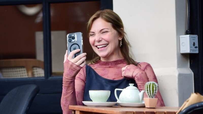 Samantha Womack in great spirits as she enjoys day out months after cancer all-clear (Image: NASH / BACKGRID)