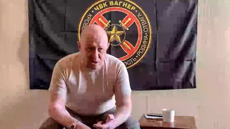 Yevgeny Prigozhin, the outspoken millionaire head of the private military contractor Wagner, speaks during his interview at an unspecified location (Image: AP)