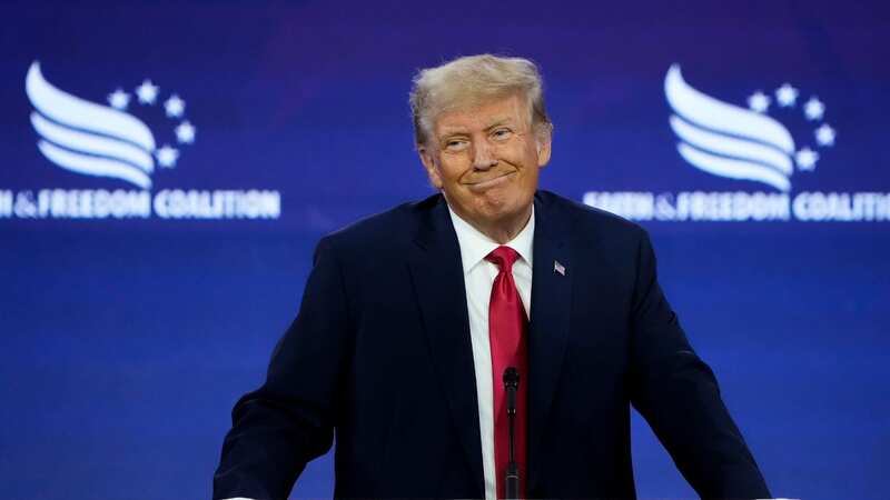 Donald Trump made the pledge at the Faith and Freedom Road to Majority conference on Saturday (Image: Getty Images)