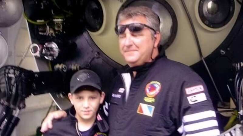 Sebastian Harris was just 13 when he accompanied his father G Michael Harris in 2005 (Image: Facebook)