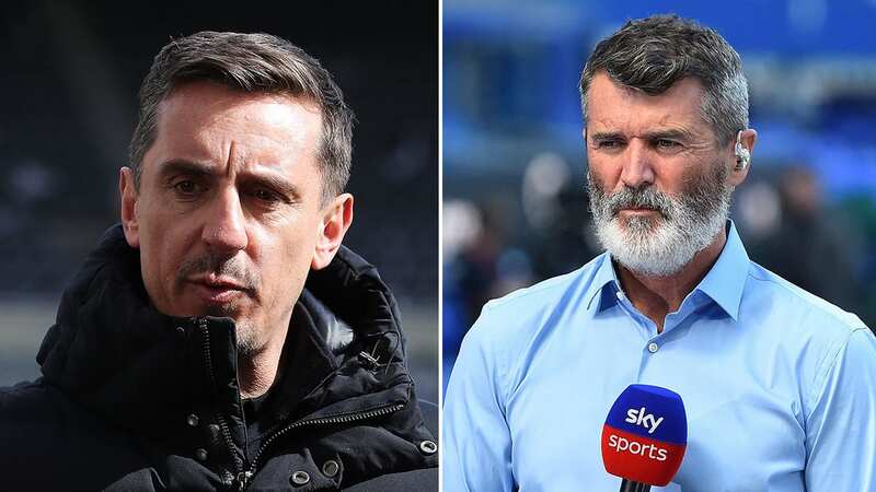 Gary Neville and Roy Keane spent 12 years as team-mates at Manchester United (Image: John Peters/Manchester United via Getty Images)