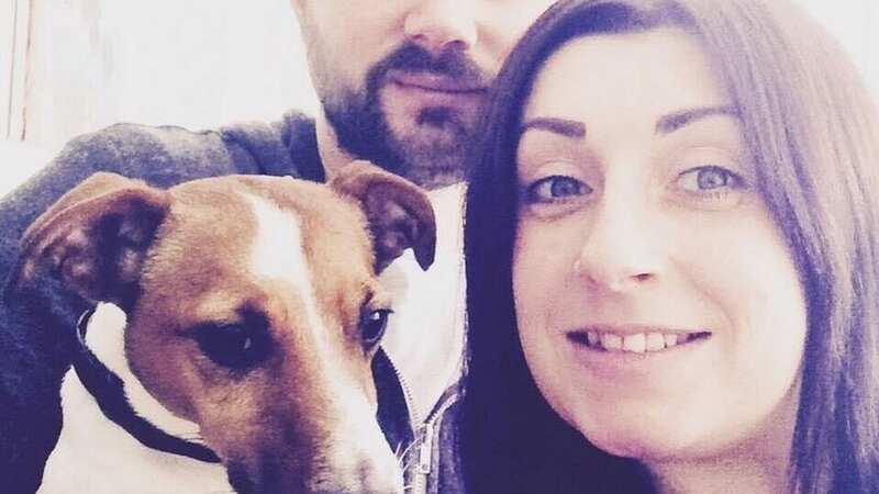 Becky Hicks and husband Matt took the difficult decision to have 14-year-old Jack Russell Holly put to sleep (Image: Stoke Sentinel / BPM Media)