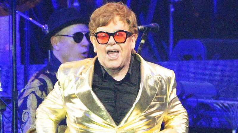 Elton John laughs off awkward wardrobe malfunction during Glastonbury set