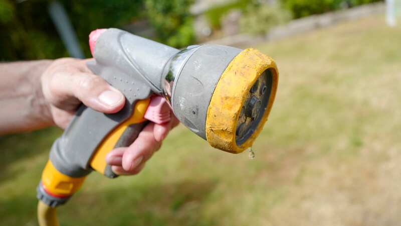 Most people in two areas of the UK are banned from using a hosepipe (Image: Getty Images)